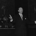 imagen 78:Acto de Proclamación de la Reina y Damas de la Ciudad. Cinema Villarreal Teatro. Mantenedor D. Luis Lluch Garín. Reina Pilar Beltran Reverter