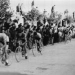 imagen 121:Trofeo Juan Bta. Llorens. Participaron Poblet, Iturat, Bahamontes, Timoner, Ferraz, g. Timoner, Bicardí, Hernández
