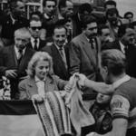 imagen 130:Trofeo Juan Bta. Llorens. Participaron Poblet, Iturat, Bahamontes, Timoner, Ferraz, g. Timoner, Bicardí, Hernández