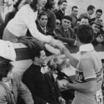 imagen 141:Trofeo Juan Bta. Llorens. Participaron Poblet, Iturat, Bahamontes, Timoner, Ferraz, g. Timoner, Bicardí, Hernández