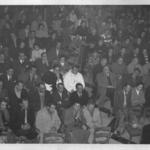 imagen 21:Conferencia en salón Caja Rural del Obispo de Solsona Vicente Enrique Tarancón, a las Asociaciones de acción Católica