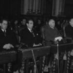 imagen 32:Funeral de D. José Ortells López. Alcalde, General Bono y miembros de la Corporación