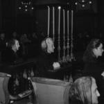 imagen 33:Funeral de D. José Ortells López. Viuda  Teresa Cianchetti, hija Flaminia y nieta Mª Teresa y discípulo Llorens Poy