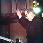 imagen 10:Misa en la Arciprestal. Estreno de la Misa dedicada a Vila-real de Rafael Beltran. Dirigio la orquesta y coros su padre Vicente Beltran