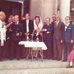 imagen 16:Bendición ambulancia Cruz Roja donada por la Caja Rural
