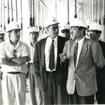 imagen 50:Visita del Conseller Sanahuja a las obras del Centro de la Tercera Edad