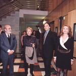 imagen 58:Inaug. Auditorio. Antonio Ferrandis, Consellera de Cultura Pilar Pedraza, Jordi Garcia Candu y Señora.