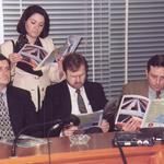 imagen 5:Presentación proyecto variante de Almazora. Alcalde de Burriana, A. Font de Mora (concejal) Alcalde de Vila-real