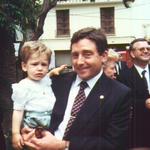 imagen 14:Jardin de San Pascual. Colocación primera piedra Monumento a San Pascual. Detras Sr. Gomez Mata y esposa Ana Viñes