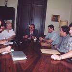 imagen 16:Rueda de prensa en Diputación Matadero Mancomunado. Alcalde de Almazora, Presidente Diputación  Alcalde de Castellón Vila-real y Burriana