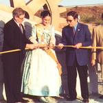 imagen 52:Inauguración Monumento Rotary Club. Presidente del Rotary José Parra Perez, Reina y alcalde 