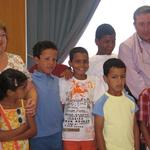 imagen 90:Recepción niños saharauis al ayuntamiento. 