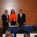 imagen 4:L'alcalde, José Benlloch, i els regidors de Formació i Innovació, Xus Sempere, i Relacions Institucionals, Sabina Escrig, reben a Madrid la distinció de Vila-real com a Ciutat de la Ciència i la Innovació, que atorga el govern central.