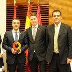 imagen 5:L'alcalde, José Benlloch, i els regidors de Formació i Innovació, Xus Sempere, i Relacions Institucionals, Sabina Escrig, reben a Madrid la distinció de Vila-real com a Ciutat de la Ciència i la Innovació, que atorga el govern central.